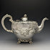 1840s British Antique Silver Plated Teapot 654g Roberts and Hall